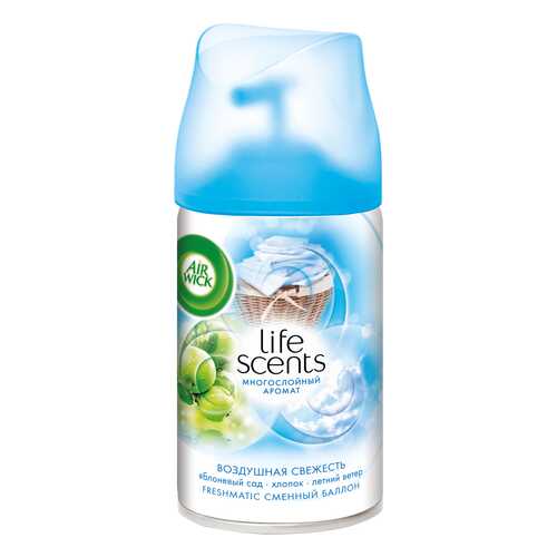 Сменный аэрозоль Air Wick life scents fresh edition воздушная свежесть 250 мл в Керхер