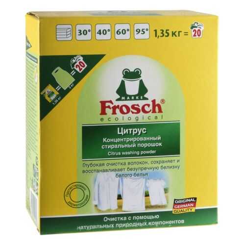 Порошок для стирки Frosch citrus универсальный 1.35 кг в Керхер