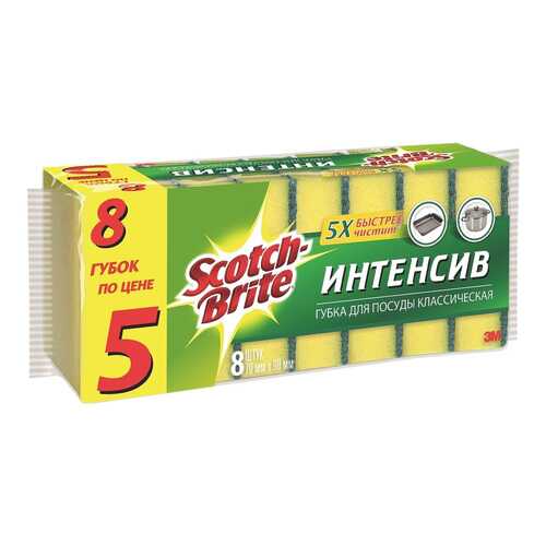 Губка для посуды Scotch-Brite классическая 8 шт. в Керхер