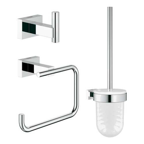 Набор аксессуаров для ванной Grohe Essentials Cube 3 предмета Хром в Керхер