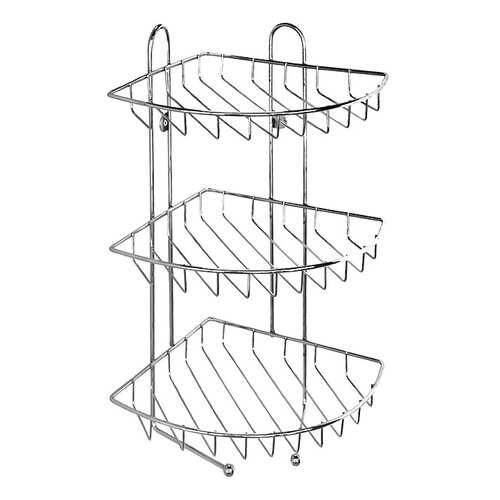 Полка трехъярусная угловая с крючками Milardo 110WC30M44 в Керхер